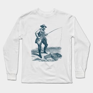 Fishing / Vintage Fisherman / Fishing Design / Fishing Lover / Fisherman gift / Sport Fishing Long Sleeve T-Shirt